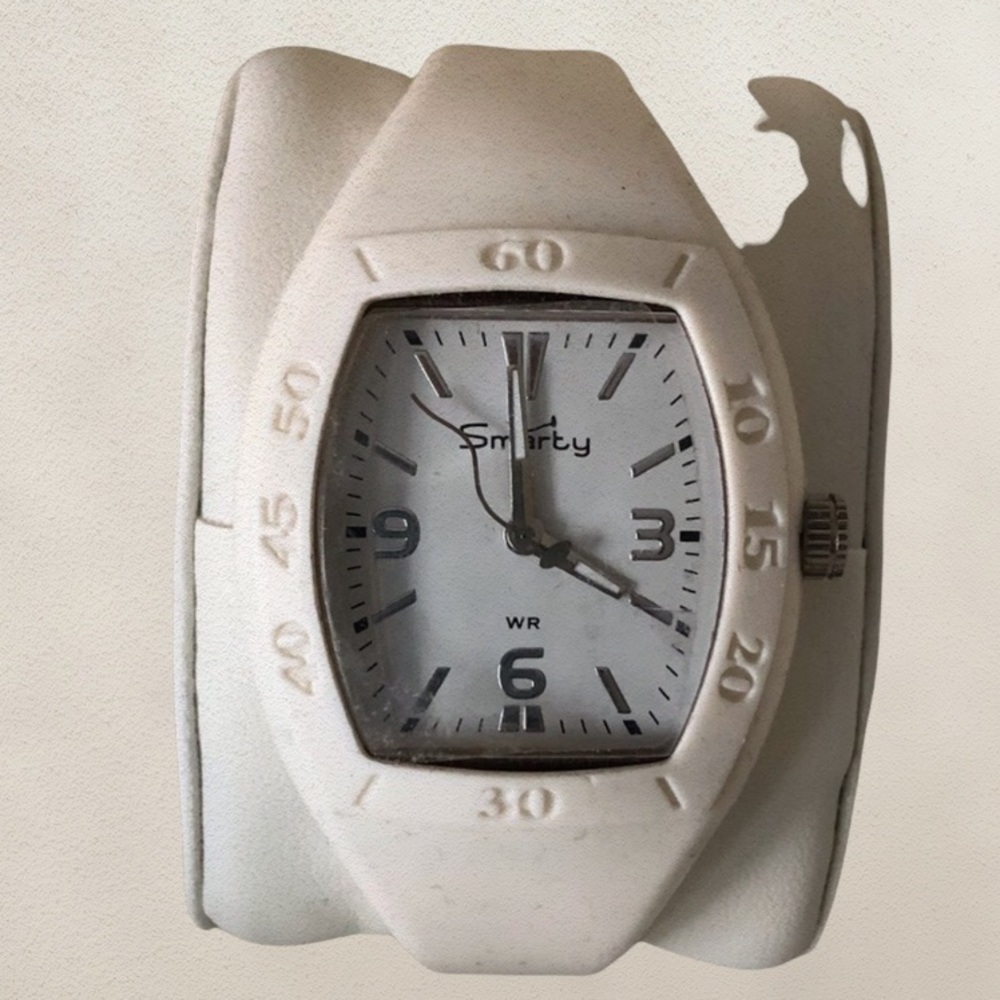 2/$25 SMARTY fun ladies white watch